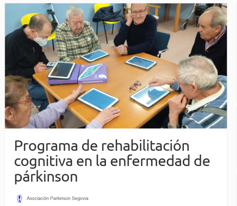 Lee más sobre el artículo Programa de rehabilitación cognitiva en la enfermedad de párkinson